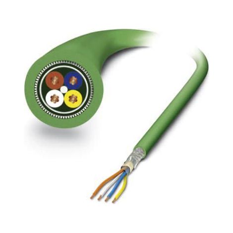 Câble Ethernet catégorie 5 Blindé Phoenix Contact, Vert, 100m Sans terminaison ( Prix pour 1 )