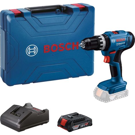 perceuse-visseuse à percussion sans-fil GSB 18V-25 (Ø vis max. 10 mm, avec 1 batterie GBA 18V 2,0 Ah, 1 chargeur GAL 18V-20, mallette de transport) (1/5)