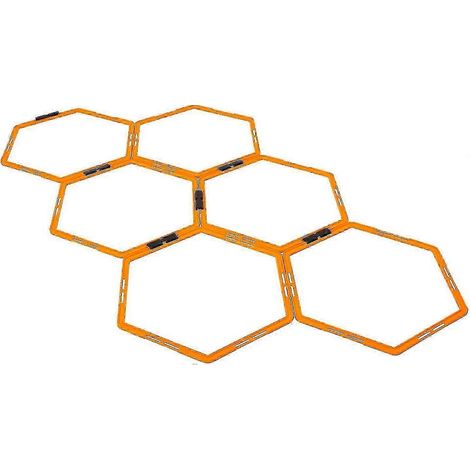 Échelle hexagonale d'entraînement à la vitesse et à l'agilité, équipement d'exercice d'agilité, jeu de jambes (1/5)