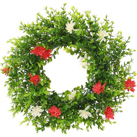 Guirlande De Fleurs Sauvages - Décoration Printanière Pour Porte D'Entrée Clôture Jardin Intérieur Extérieur - 1 Pièce (1/5)