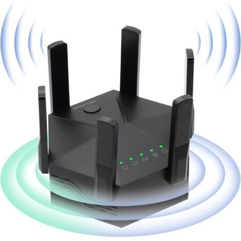 WLAN-Signalverstärker, Dualband-1200-Mbps-WLAN-Verstärker, Heim-Signalverstärker zur WLAN-Erweiterung. (1/5)