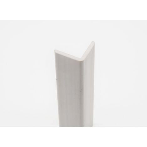 Angolare pvc rigido espanso grigio chiaro   25x25 mm barre 2,7 ml (1/2)