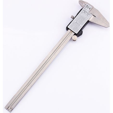 Pied à coulisse numérique en acier inoxydable, jauge de profondeur électronique, outil de mesure précis, vernier digital haute précision (1/5)