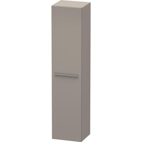 Duravit X-Grandes Armarios altos 1136, 1 puerta de madera, con bisagras a la izquierda, 400mm, Color (frente/cuerpo): Decoración Basalto Mate - XL1136L4343