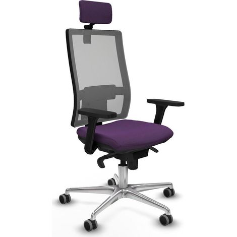 piqueras-y-crespo Horna chaise bureau gris ergonomique