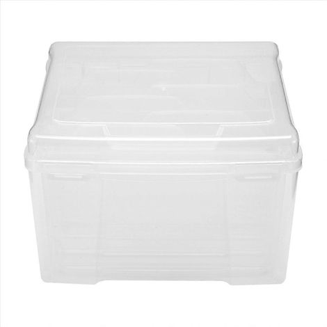 Boîte de rangement et organiseur de cartes de vœux avec 6 séparateurs ajustables (1/5)