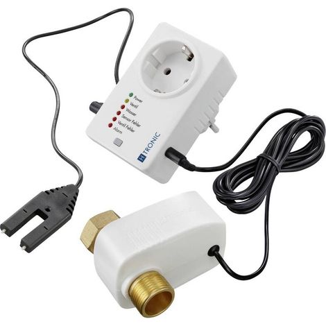 [NEUWERTIG] B-Ware H-Tronic 1114725 Wassermelder mit externem Sensor netzbetrieben Wasserschal818 (1/2)