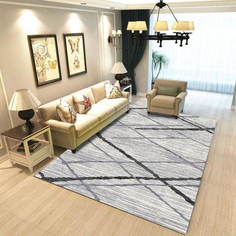 GOGLOVING Tapis de salon Tapis imprimé de style européen et américain-Style I-120x160cm (1/4)