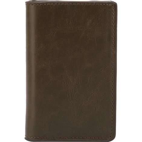 Portefeuille Homme Cuir Simple Blocage RFID Pince à Billets Porte-Cartes Antivol (1/5)