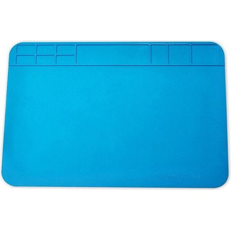 Tappetino per saldatura in silicone resistente alle alte temperature, piattaforma antistatica ESD per ritocchi di dissaldatura e riparazione, tipo: 509