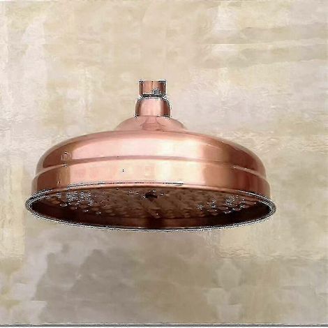 20 cm hohe goldene Deckendusche, 8 Zoll hoher Hochdruck-Duschkopf, neigbar und verstellbar, goldene Oberfläche, für moderne Badezimmer, kraftvoller Strahl. (1/2)