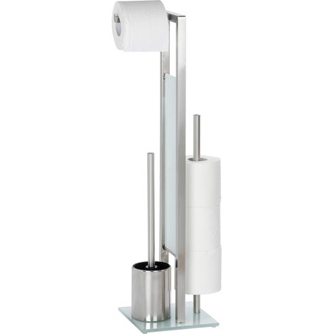 Wenko WC-Bürstengarnitur Rivalta matt WC-Bürstengarnitur (1/5)