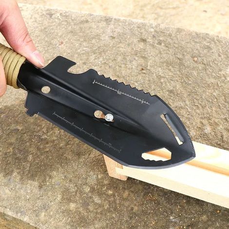 Pelle à jardin en acier inoxydable pour creuser et désherber (1/5)