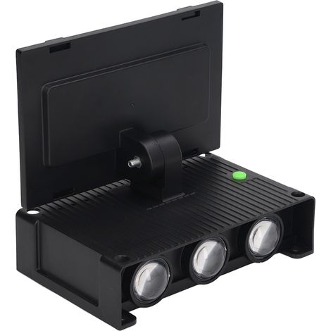 Solar-Wandleuchte für den Außenbereich, wasserdicht (IP65), 6 W, verstellbare LED-Wandleuchte mit Akku für den Innenhof, weißes Licht (1/5)