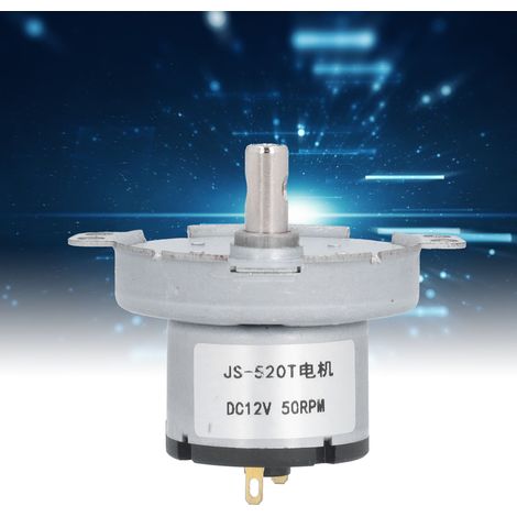 JS-520T Gleichstrom-Getriebemotor, 12 V Gleichstrom, 50 U/min (1/5)