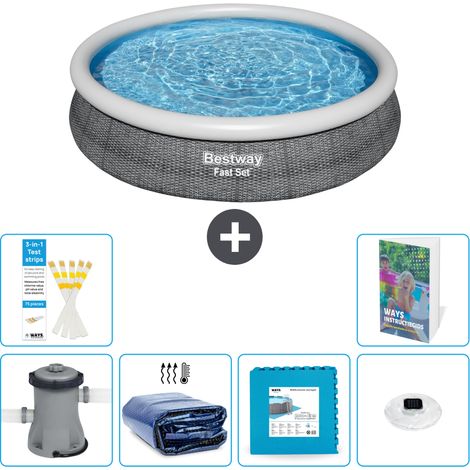 Bestway Fast Set Rund - 366x76 cm - 7-teilig  S326 (1/5)