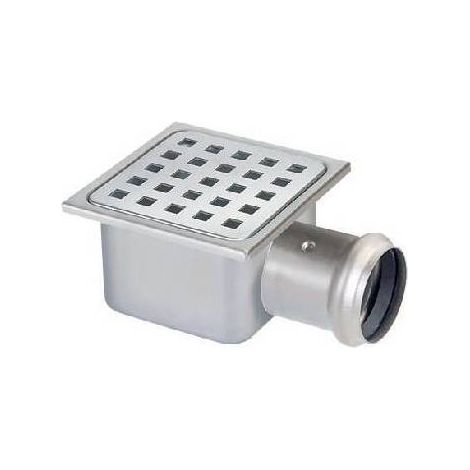 PILETTA IN ACCIAIO INOX Misura: 105x105  H. 62 mm