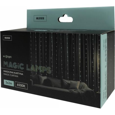 TENDA MAGICA 400LED 3M2M 6500K DC5V - Luce FREDDA (1/2)