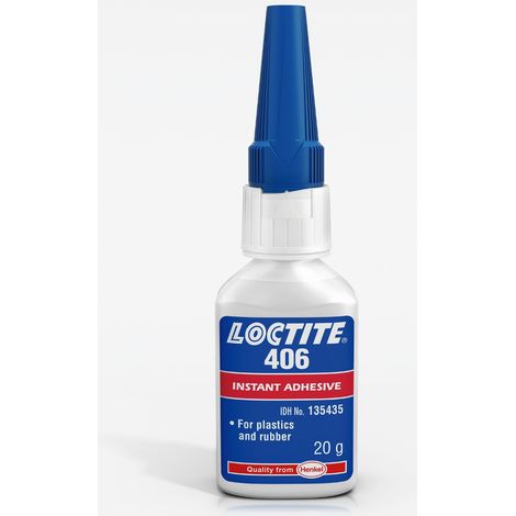 LOCTITE 406 ADHESIVO INSTANTANEO ELASTOMEROS  20 G - HENKEL LOCTITE