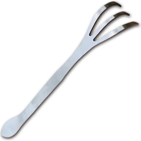 1 outil pour ameublir le sol, râteau à racines robuste et léger à 3 dents, pratique pour l'extérieur ( ) (1/5)