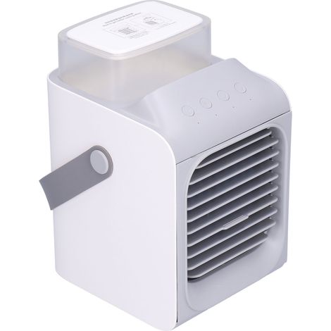 Mini-Tragventilator 350 ml, USB-wiederaufladbar, Sprühnebelventilator, 90°-Oszillation, Nachtlicht, Sprühkühlung, kabellos (1/5)