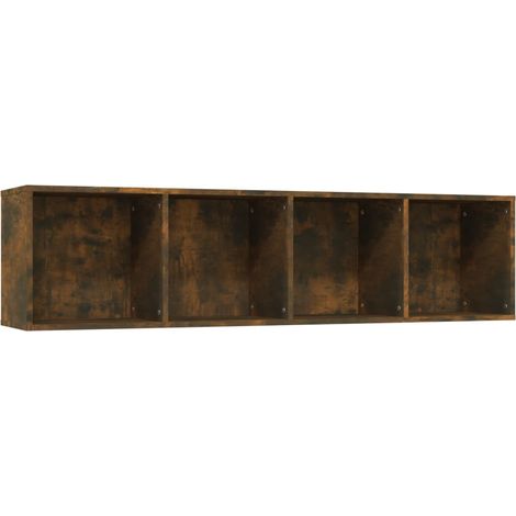 Maison Exclusive - Bücherschrank/TV-Schrank Räuchereiche 143x30x3