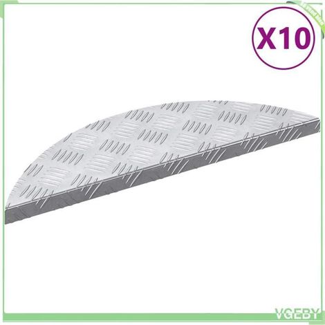 Nez de marche - FAF EISY - Plaque à chevrons - Aluminium - 60 x 18 x 2,5 cm - Antidérapant (1/5)