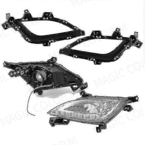 Nebelscheinwerferabdeckungen für Hyundai Elantra GT i30 (2012–2016), Tagfahrlicht, Nebelscheinwerfereinheit für die vordere Stoßstange, 12V-Version 0621