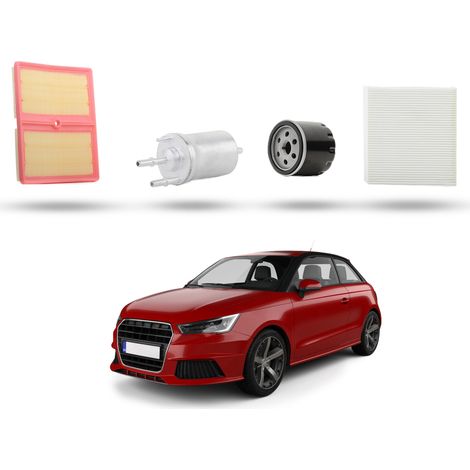 Kit Tagliando 4 filtri compatibile con Audi A1 (8X1,8XK) 1.0 tfsi 70kw dal 2015 (1/5)