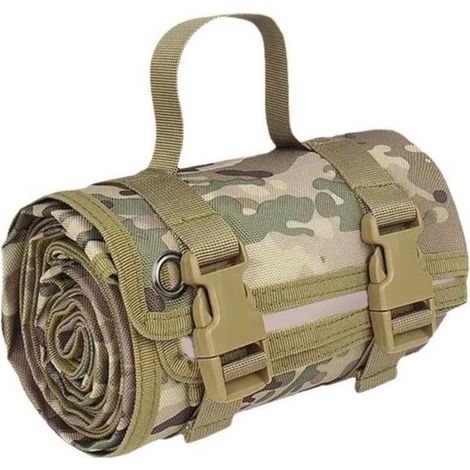 Tapis de camping pliable - Couverture de pique-nique imperméable - Bâche de sol pour festival - Bâche de tente - Tapis de siège - Camouflage (1/4)