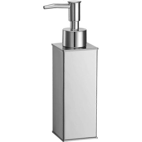 HONORNIC - Distributeur de savon carré, en acier inoxydable 304, de conception verticale.
