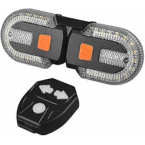 Intelligentes, per USB wiederaufladbares Fahrradlichtset, LED-Blinklichter und Rücklicht für Fahrradzubehör (1/5)