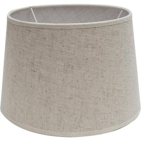 Lampshade: open conical shade in beige, size 25 x 20 x 15 cm, ideal for E27 lamps, provides soft and decorative lighting.