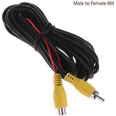 Câble d'extension vidéo RCA mâle/femelle pour caméra de recul de voiture (1/5)