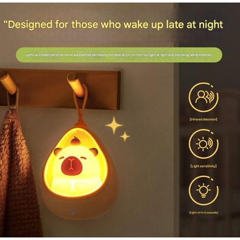 Veilleuse LED intelligente avec détecteur de mouvement, veilleuse pour enfants, aide au sommeil (1/3)