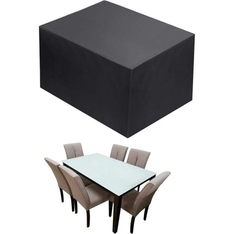 Copertura per mobili da giardino, telo impermeabile, tutte le coperture, telo, copertura esterna resistente e resistente (125 125 75 cm) (1/5)
