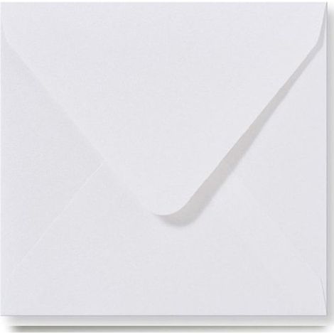 Karten & Bastelbedarf Luxuriöse quadratische Briefumschläge 50 Stück weiß 10 x 10 cm 110 g (1/2)