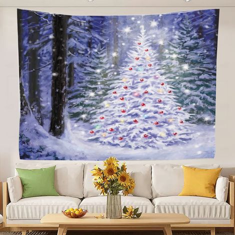 Tapisseries tendance et esthétiques pour décorer les murs d'une chambre ou d'une chambre d'étudiant 150x130cm (1/5)