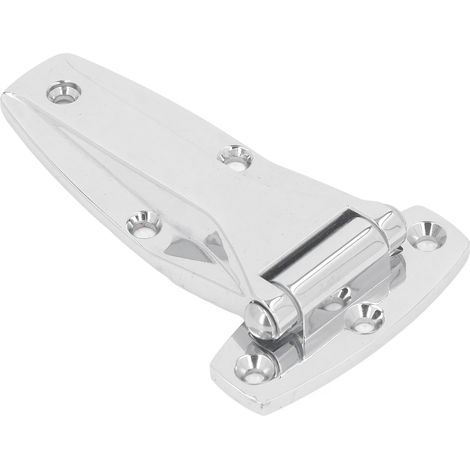 Charnière en T à fermeture douce, en alliage de zinc, de remplacement pour porte de voiture ou boîte à outils, couleur argent. (1/5)