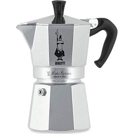 Bialetti Moka Express Kaffeemaschine Aluminium 4 Tassen