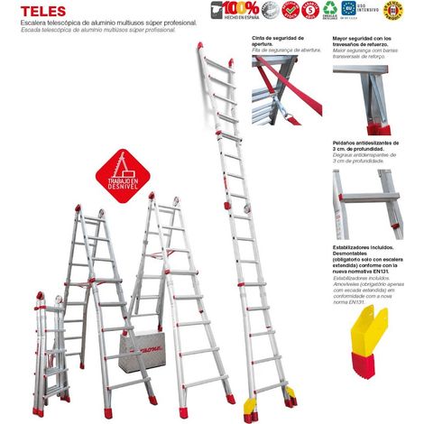 ESCALERA TELESC MULTIUSO 12+12 (1/5)
