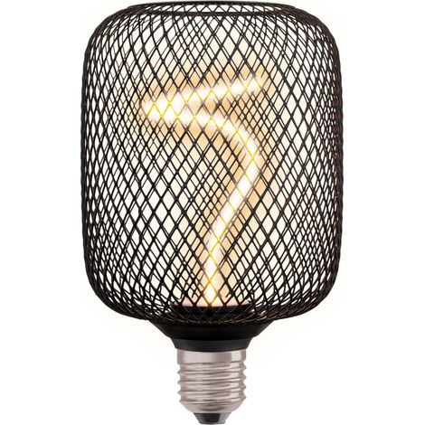 Osram LED Dekoleuchtmittel E27 Square schwarz 3,5W dimmbar warmweiß LED-Leuchtmittel
