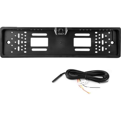 Cadre de plaque d'immatriculation UE avec caméra de recul étanche pour voiture, vision arrière HD (1/5)