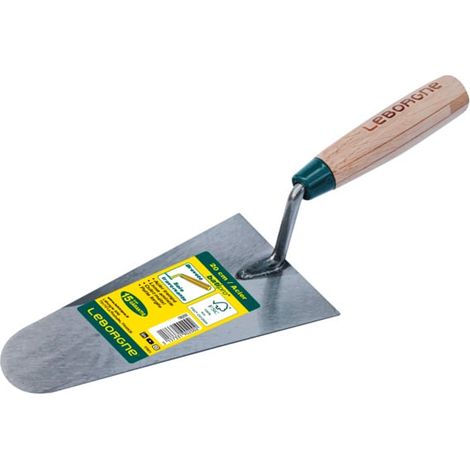 Truelle ronde batipro® à lame amincie avec manche en bois FSC 100 % - 18 cm