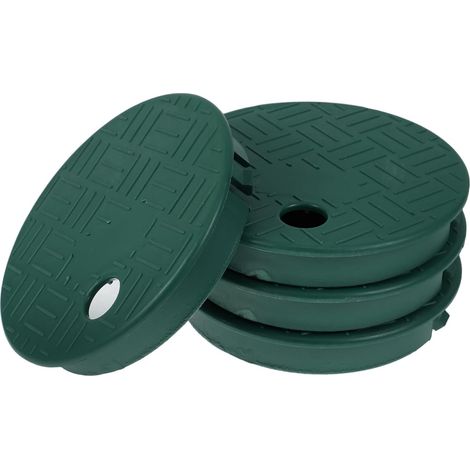 Lot De 4 Couvercles Ronds De Boîtes D’arrosage 6 Pouces Verts Pour Système D’eau Jardin Extérieur Protection Débris Contrôle Irrigation Pelouse (1/5)