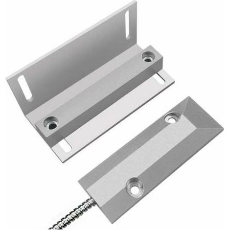 Contacts magnétiques d'alarme pour capteur d'interrupteur de porte de garage de volet roulant NC avec support en L