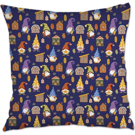 Housse de coussin pour décoration intérieure fermeture à glissière pour Noël, l'Action de grâce, anniversaire, la Fête des Mères (1/5)