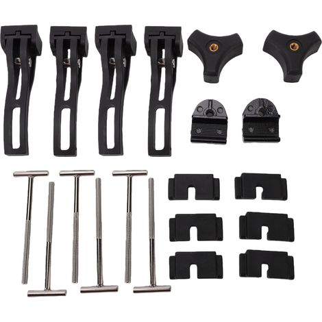 Kit pièces rechange et accessoires pour couvercle tonneau camion, boulon T, réparation lit trois volets, 4 pièces (1/5)