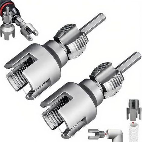 Jeu de tarauds pour tuyau, Tarauds de 1/2" et 3/4", Tarauds à tuyau, Tarauds 1/2" 3/4" (1/5)