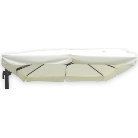 Ersatzblatt im 3x4 mt Polyester mit Mantuan für Seiten Palo Regenschirm